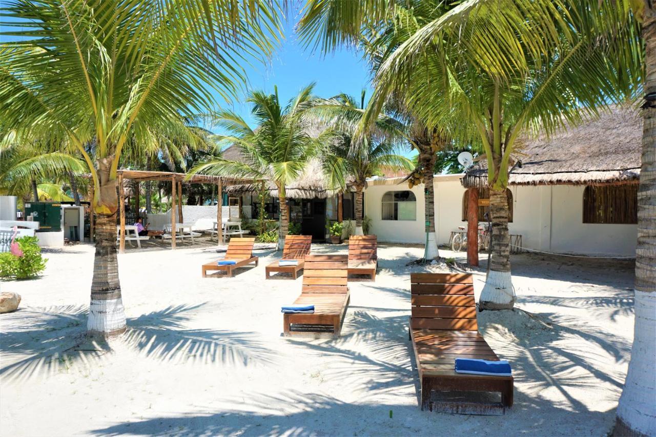 La Diosa Kali Beach Front Hotel Isla Holbox Exteriör bild