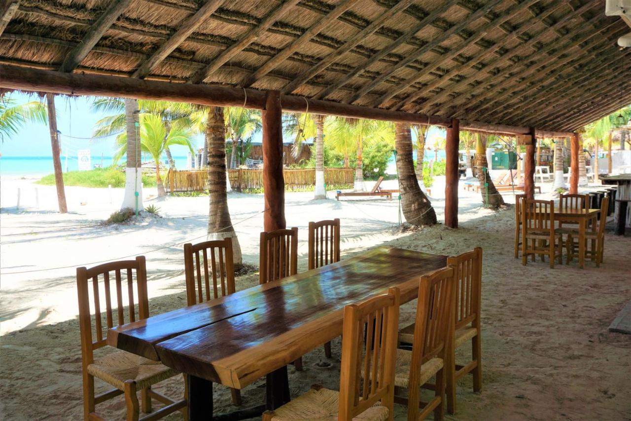 La Diosa Kali Beach Front Hotel Isla Holbox Exteriör bild