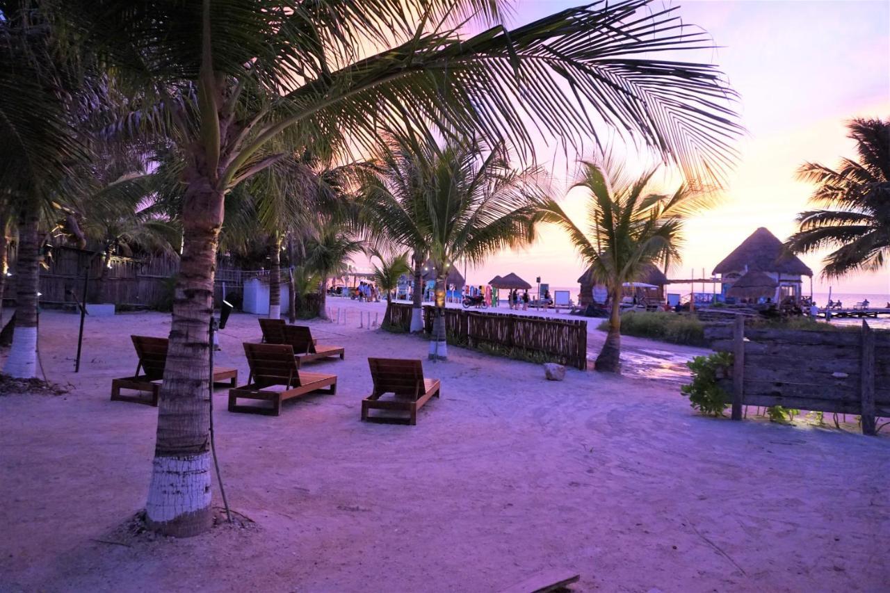 La Diosa Kali Beach Front Hotel Isla Holbox Exteriör bild