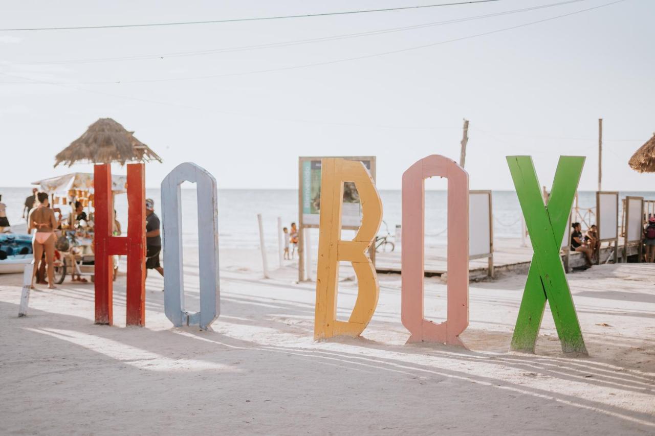 La Diosa Kali Beach Front Hotel Isla Holbox Exteriör bild